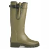 Bottes De Pluie Le Chameau Men Vierzonord XL Neoprene Lined Vert Vierzon