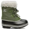 Sorel Bottes De Neige Children Yoot Pac Nylon Hiker Green