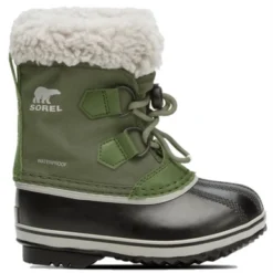 Sorel Bottes De Neige Children Yoot Pac Nylon Hiker Green