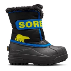 Bottes De Neige Sorel Toddler Snow Commander Black Super