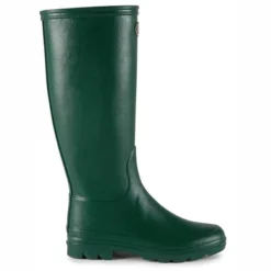 Bottes De Pluie Le Chameau Women Iris Jersey Lined Vert Foncé
