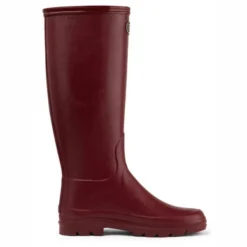 Bottes De Pluie Le Chameau Women Iris Jersey Lined Rouge