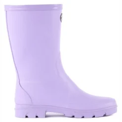 Bottes De Pluie Le Chameau Women Iris Bottillon Jersey Lined Lila