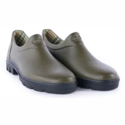 Bottes De Pluie Le Chameau Homme Country Cross Sabotin Vert Chameau