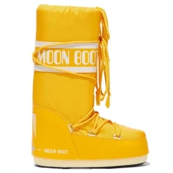 Bottes De Neige Moon Boot Women Nylon Yellow