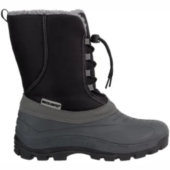 Bottes De Neige Winter-Grip Femmes Frosty Noir Gris