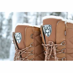 Bottes De Neige Winter Grip Femmes Checkered Walk Marron Beige Anthracite -Promos Le Chameau Magasin 1148 sfeer006