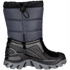 Bottes De Neige Winter-Grip Junior Welly Walker Noir Gris