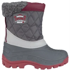 Bottes De Neige Winter Grip Northern Peak Anthracite Gris Bordeaux