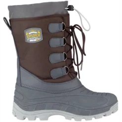 Bottes De Neige Winter-Grip Hommes Northern Tracker Brun Anthracite Ocre Jaune