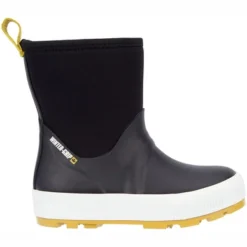 Bottes De Neige Winter-Grip Junior Neo Welly Noir Moutarde