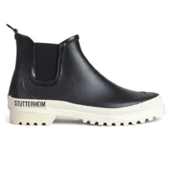 Bottes De Pluie Stutterheim Chelsea Rainwalker Unisex Black/White