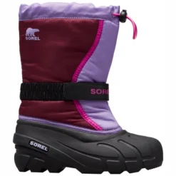 Bottes De Neige Sorel Youth Flurry Purple Dahlia
