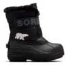 Bottes Sorel Enfants Snow Commander Black Charcoal