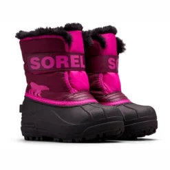 Bottes Sorel Childrens Snow Commander Purple Dahlia -Promos Le Chameau Magasin 1869561 562 f25B15D