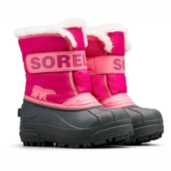 Bottes Sorel Enfants Snow Commander Tropic Pink -Promos Le Chameau Magasin 1869561 652 f25B15D