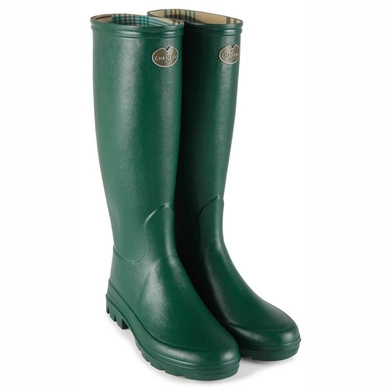 Bottes De Pluie Le Chameau Women Iris Jersey Lined Vert Foncé 2 Bottes De Pluie Le Chameau Women Iris Jersey Lined Vert Foncé - Image 2