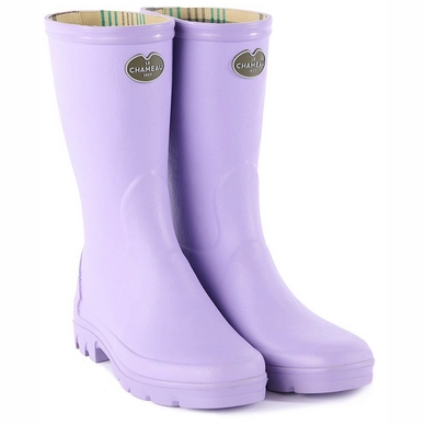 Bottes De Pluie Le Chameau Women Iris Bottillon Jersey Lined Lila 2 Bottes De Pluie Le Chameau Women Iris Bottillon Jersey Lined Lila - Image 2