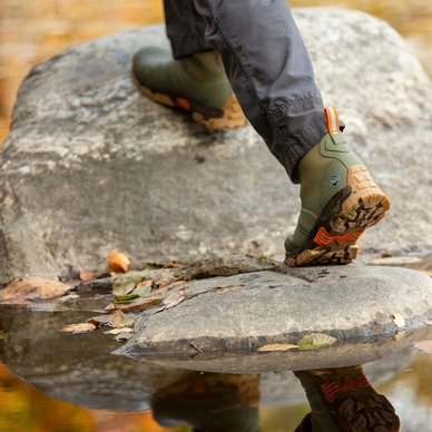 Bottes De Pluie Muck Boot Men Apex Zip Men Olive Orange 2 Bottes De Pluie Muck Boot Men Apex Zip Men Olive Orange - Image 2