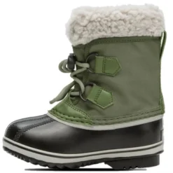 Sorel Bottes De Neige Children Yoot Pac Nylon Hiker Green -Promos Le Chameau Magasin 3 1855212 371 m
