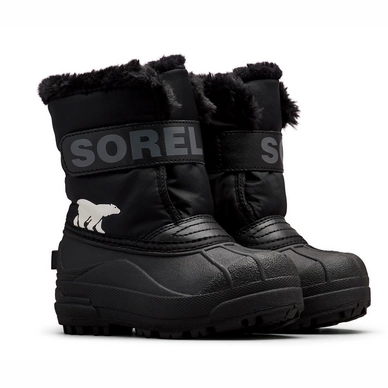 Bottes De Neige Sorel Toddler Snow Commander Black Charcoal 3 Bottes De Neige Sorel Toddler Snow Commander Black Charcoal - Image 3