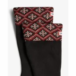 Bottes En Caoutchouc Hunter U Fairisle Tall Boot Sock Black -Promos Le Chameau Magasin 3 20221003162928 PROD AW22 ORG UAS3406RPY BLK 3