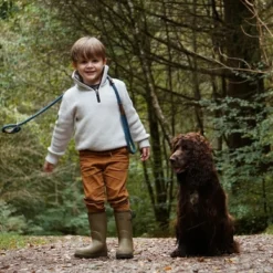 Bottes En Caoutchouc Le Chameau Petite Vierzonord Neoprene Lined Boot Vert Vierzon Enfants -Promos Le Chameau Magasin 3 4215 2