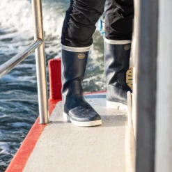 Bottes En Caoutchouc Le Chameau Marine Evo Ponti Lined Boot Femme Marine -Promos Le Chameau Magasin 4 2119 4