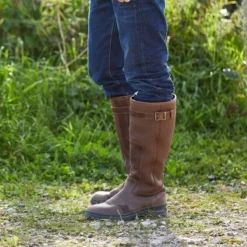 Bottes En Caoutchouc Le Chameau Jameson Wide Fit Leather Boot Caramel Unisex -Promos Le Chameau Magasin 4 2903 3