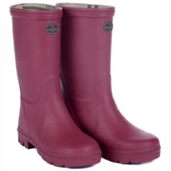 Bottes De Pluie Le Chameau Children Petite Aventure Jersey Lined Boot Rose