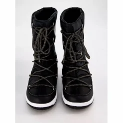 Bottes De Neige Moon Boot Girls Quilted Black Copper -Promos Le Chameau Magasin 6208553317 7