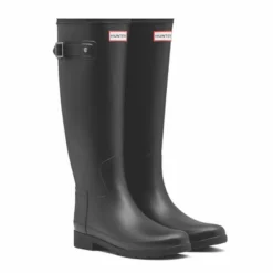 Bottes Hunter Women Refined Tall Black -Promos Le Chameau Magasin 67671 Womens Refined Tall Wellington Boot WFT2200RMABLK BLACK ORIGINAL
