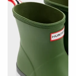 Bottes De Pluie Hunter Femmes Original Play Short Speckle Scottish Moss Green Spurrey Blanc -Promos Le Chameau Magasin 7d 1