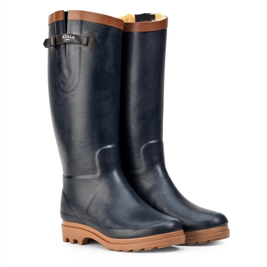 Bottes De Pluie Aigle Women Aiglentine Fur 2 Marine Ambre 2 Bottes De Pluie Aigle Women Aiglentine Fur 2 Marine Ambre - Image 2
