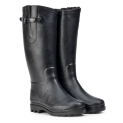 Bottes De Pluie Aigle Women Aiglentine Fur 2 Noir -Promos Le Chameau Magasin 88829 2