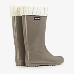 Bottes De Pluie Aigle Women Eliosa Winter Chestnut -Promos Le Chameau Magasin AIGNA032 3