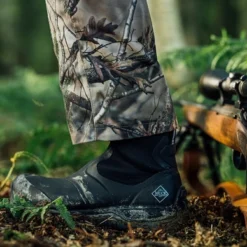 Bottes De Pluie Muck Boot Men Apex Zip Men Black Grey -Promos Le Chameau Magasin AXMZ 000APEXZipMensjachtgeweerinzoom