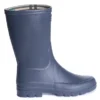 Bottes De Pluie Le Chameau Women Iris Bottillon Jersey Lined Bleu Foncé