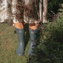 Bottes De Pluie Le Chameau Women Iris Bottillon Jersey Lined Bleu Foncé -Promos Le Chameau Magasin Iris20Bottillon20jersey20lined20boot20bleu20fonce205