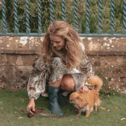 Bottes De Pluie Le Chameau Women Iris Bottillon Jersey Lined Bleu Foncé -Promos Le Chameau Magasin Iris20Bottillon20jersey20lined20boot20bleu20fonce206