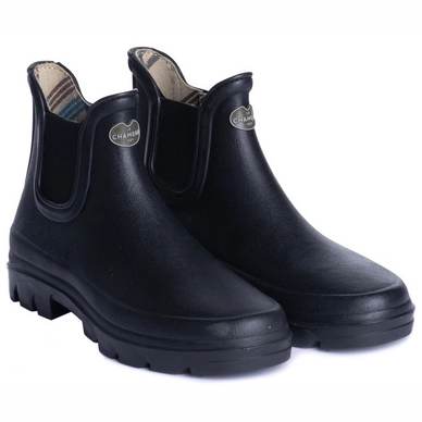 Bottes De Pluie Le Chameau Women Iris Chelsea Jersey Lined Noir 2 Bottes De Pluie Le Chameau Women Iris Chelsea Jersey Lined Noir - Image 2