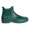 Bottes De Pluie Le Chameau Women Iris Chelsea Jersey Lined Vert Foncé
