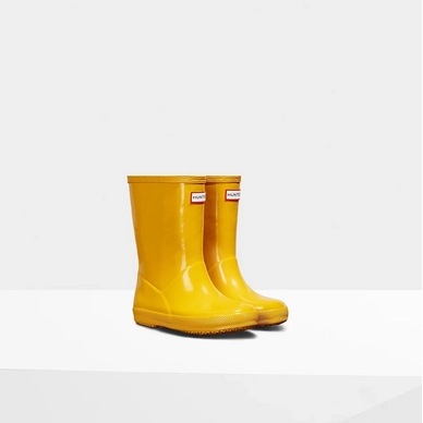 Bottes De Pluie Hunter Original Kids First Gloss Yellow 2 Bottes De Pluie Hunter Original Kids First Gloss Yellow - Image 2