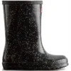 Bottes En Caoutchouc Hunter Little Kids First Classic Giant Glitter Black