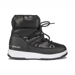 Moon Boot Bottes De Neige Boot Junior Low Nylon WP Black
