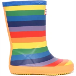 Bottes De Pluie Hunter Original Kids First Classic Classic Rainbow Print