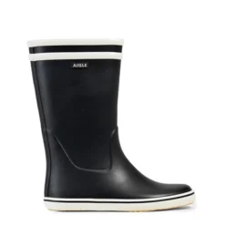 Bottes En Caoutchouc Aigle Women Malouine 2 Marine/Blanc