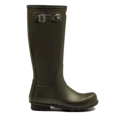 Bottes De Pluie Hunter Men Original Wellington Tall Dark Olive
