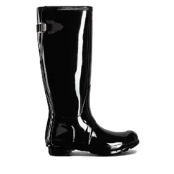 Bottes De Pluie Original Wellington Adjustable Gloss Noir Hunter