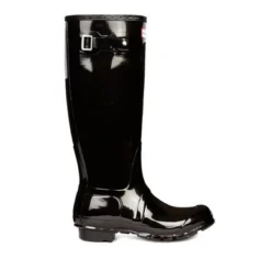Bottes De Pluie Original Wellington Tall Gloss Noir Hunter